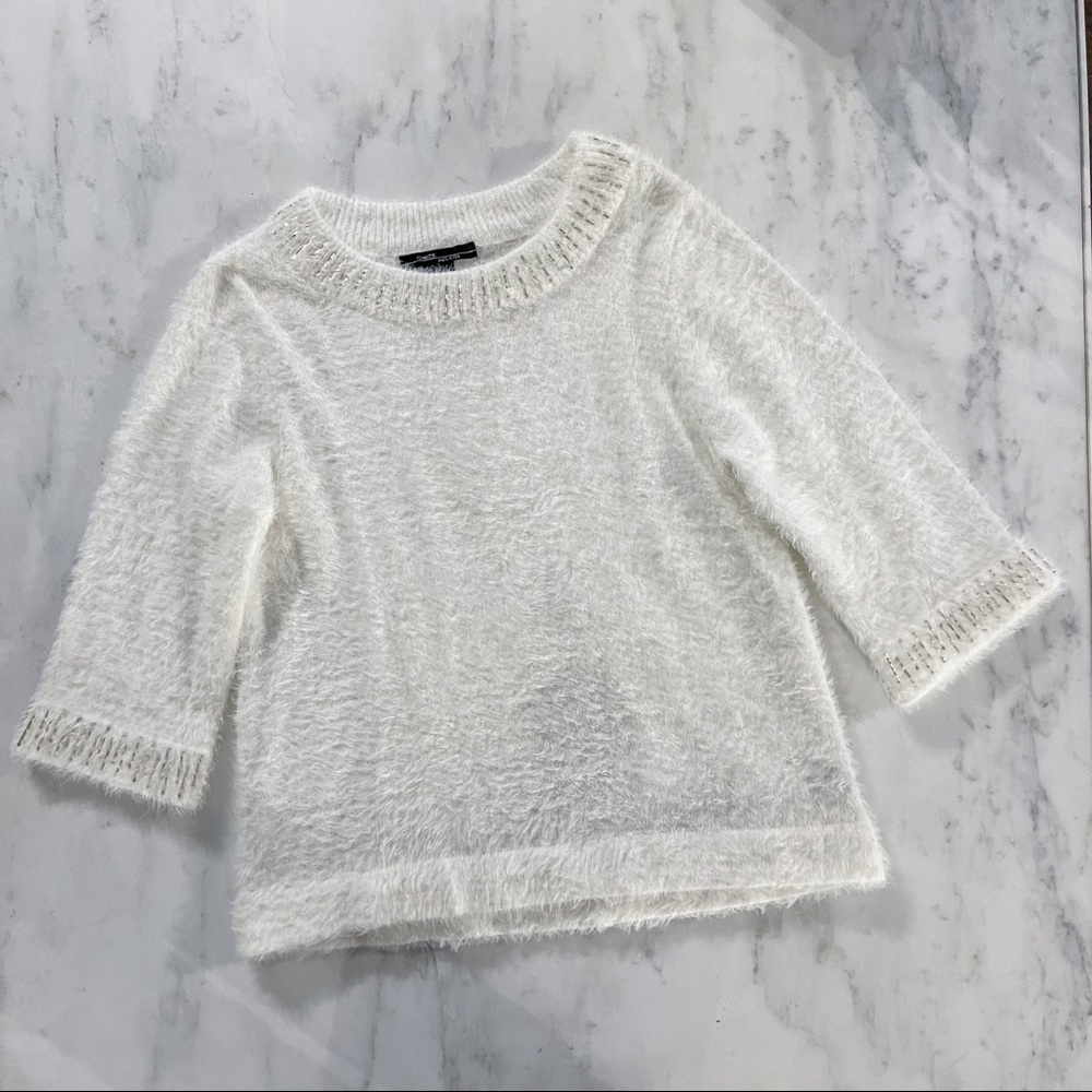 Fuzzy Sweater with Beading - Picture 2 of 14